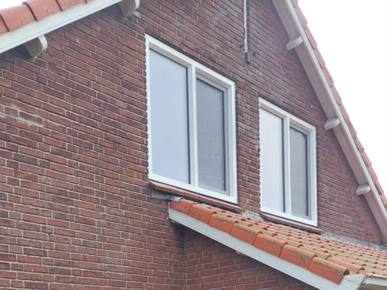 Nieuwe situatie kunststof kozijnen Schagen