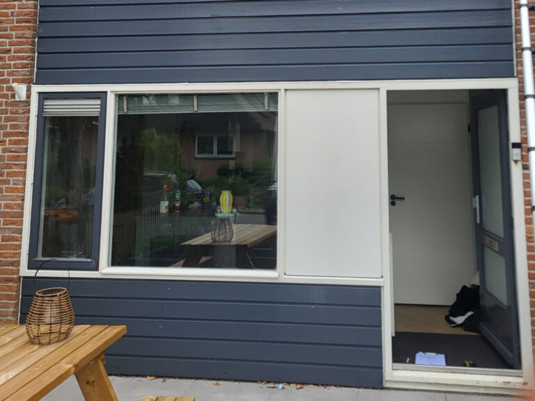 Houten voorgevel oude situatie Noord-Scharwoude