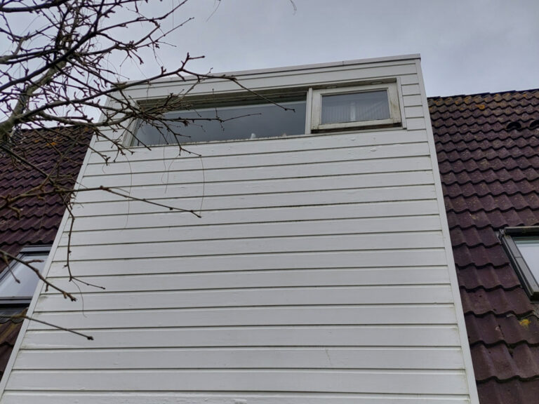 Oude houten gevelbekleding Schagen