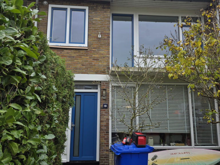 Voorgevel kunststof kozijnen nieuw Alkmaar