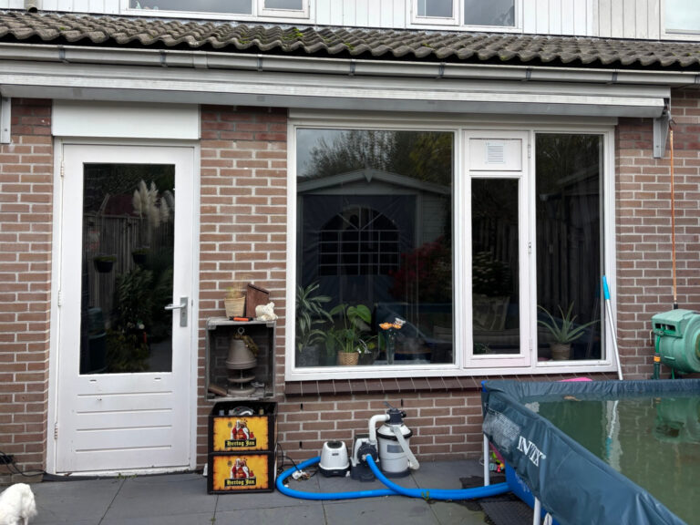 Oude houten achtergevel Akmaar